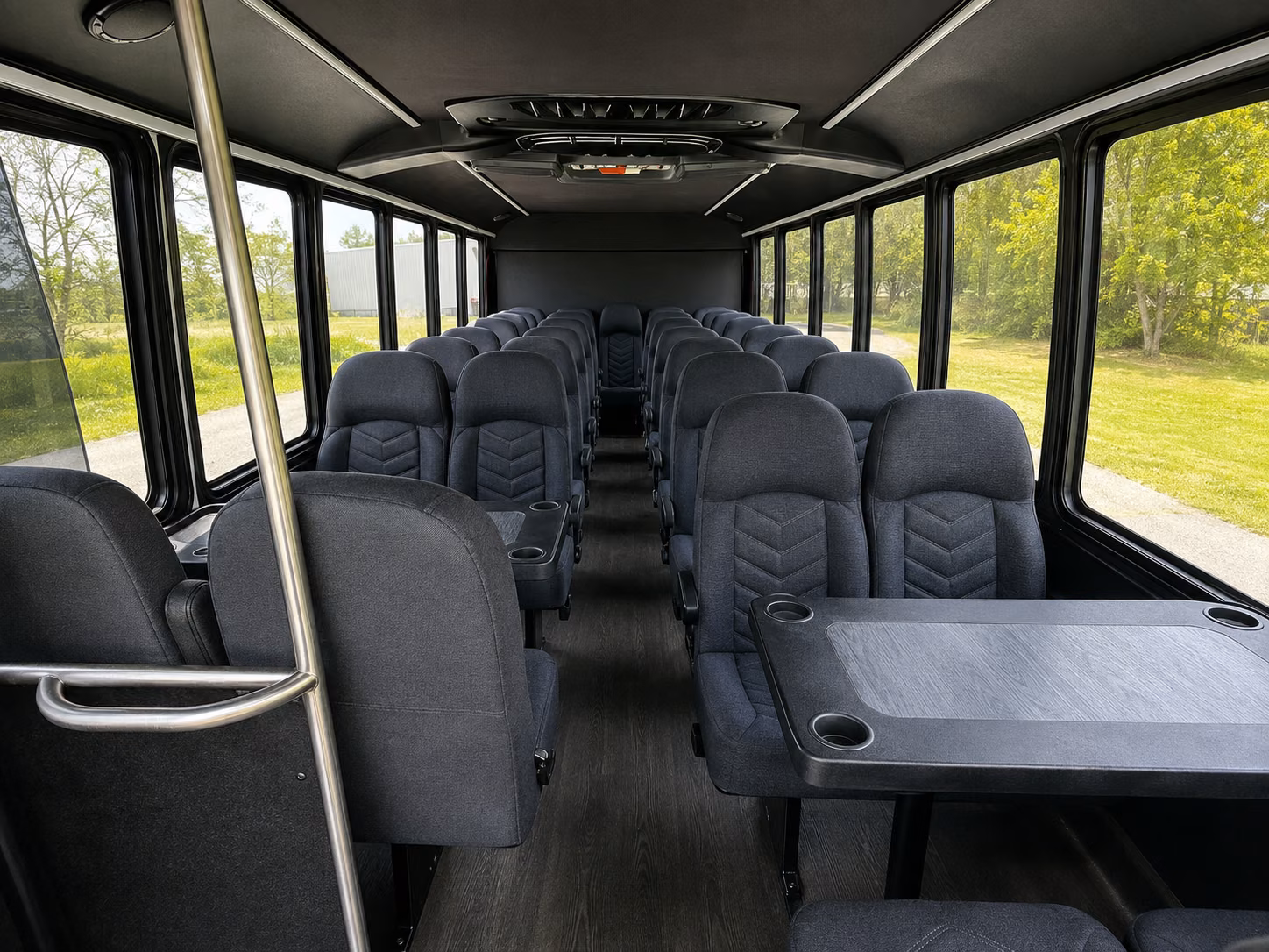 boca raton 15 passenger minibus inside