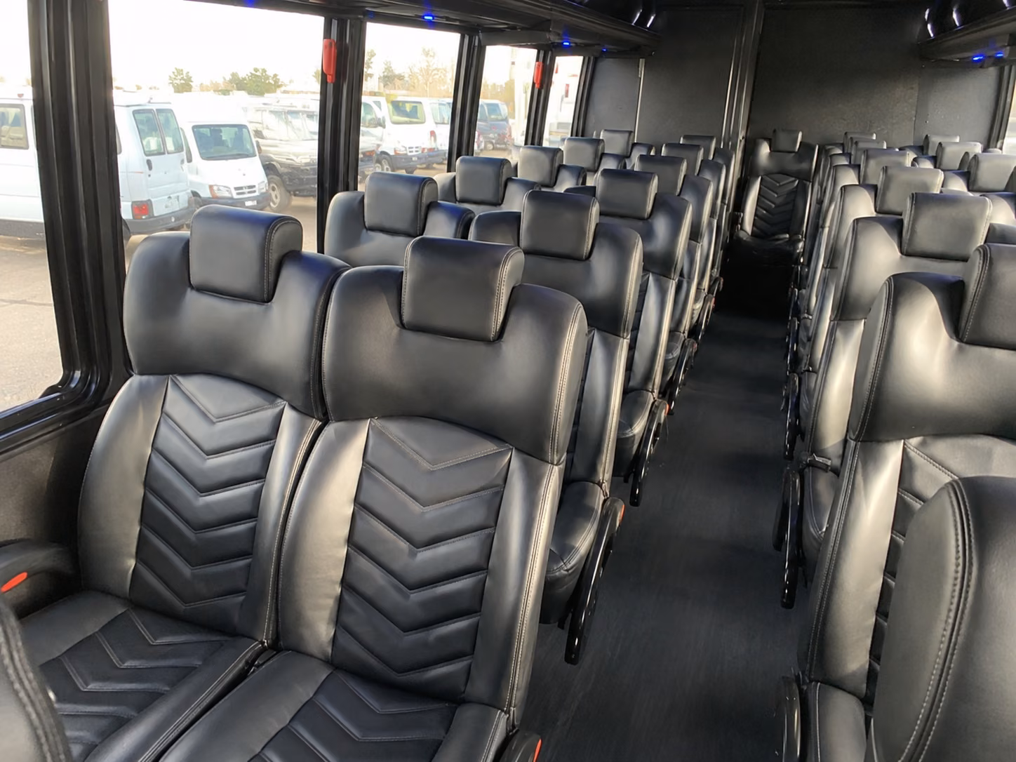 boca raton 15 passenger minibus interior