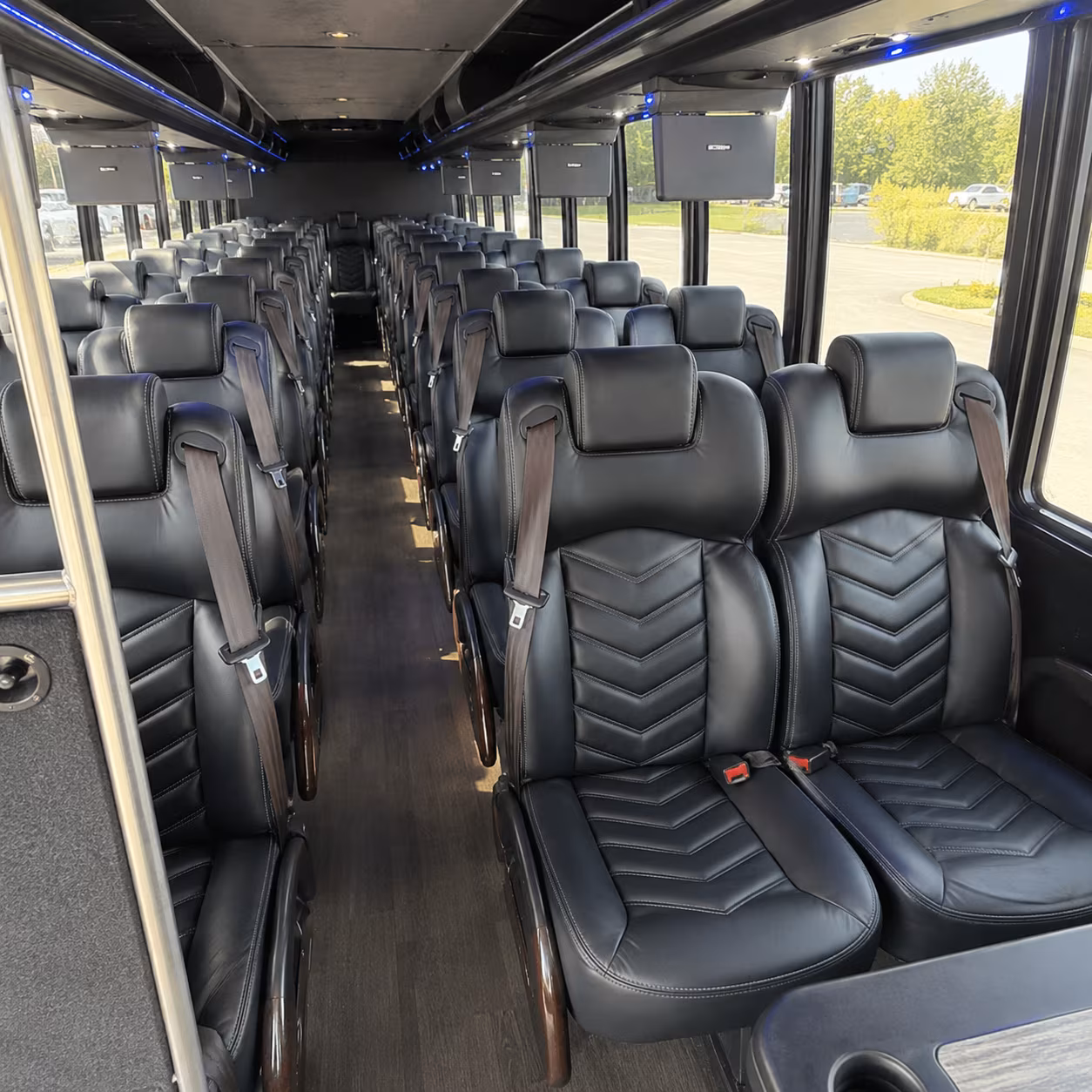 boca raton 30 passenger minibus inside
