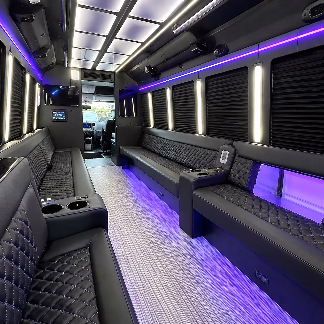 boca raton party bus rentals inside