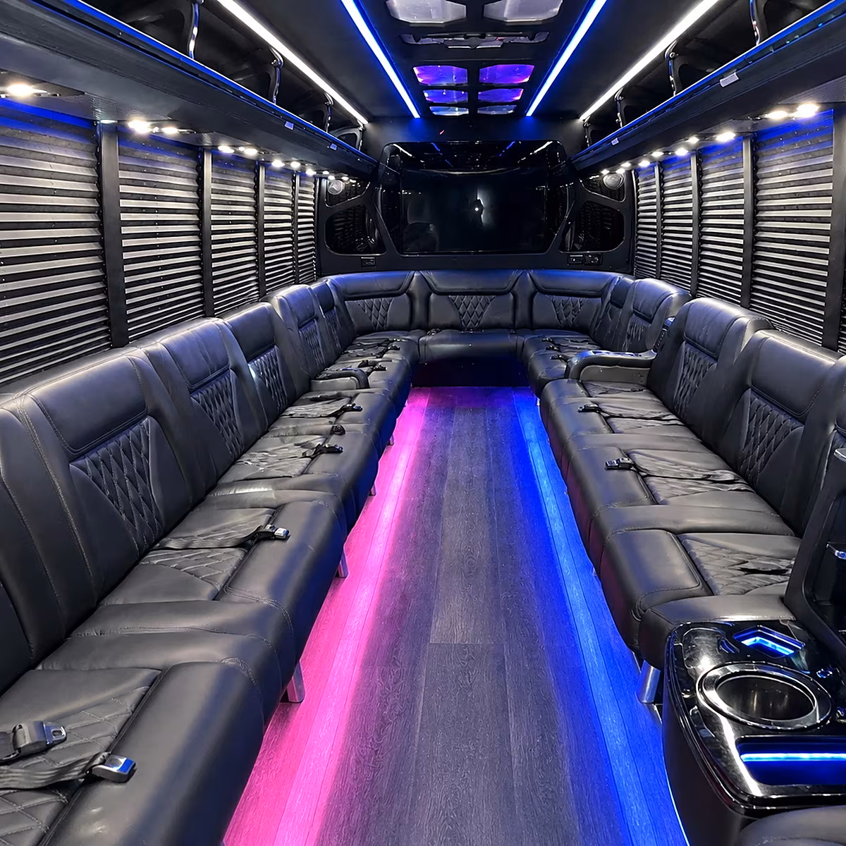 party buses to sunset cove amphitheater and festival weekends